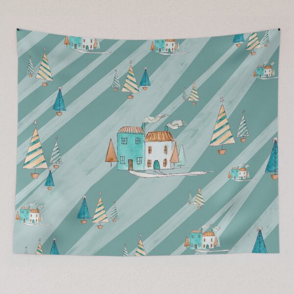 Item preview, Christmas Holiday Dreams Pattern designed and sold by balefyren.