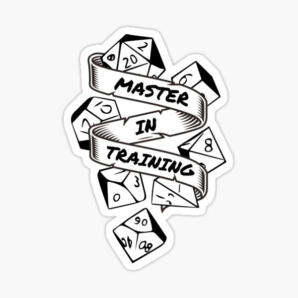 Master in Training Sticker