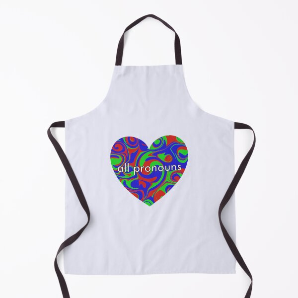Item preview, All Pronouns Pronouns Heart designed and sold by Mickey Kyan.