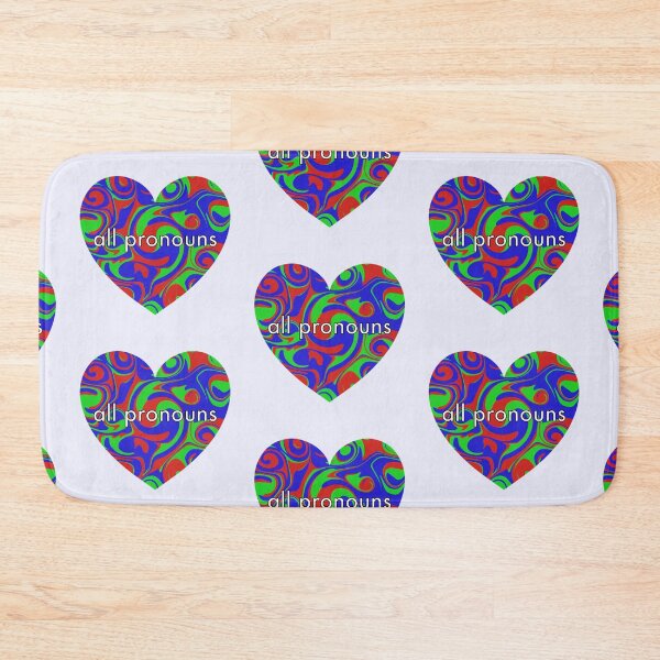 Item preview, All Pronouns Pronouns Heart  designed and sold by Mickey Kyan.