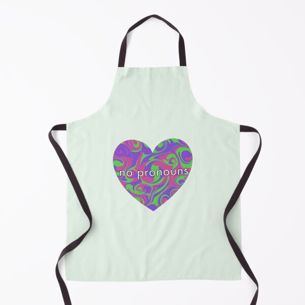 Item preview, No Pronouns Pronouns Heart designed and sold by Mickey Kyan.