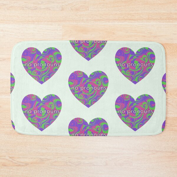 Item preview, No Pronouns Pronouns Heart  designed and sold by Mickey Kyan.