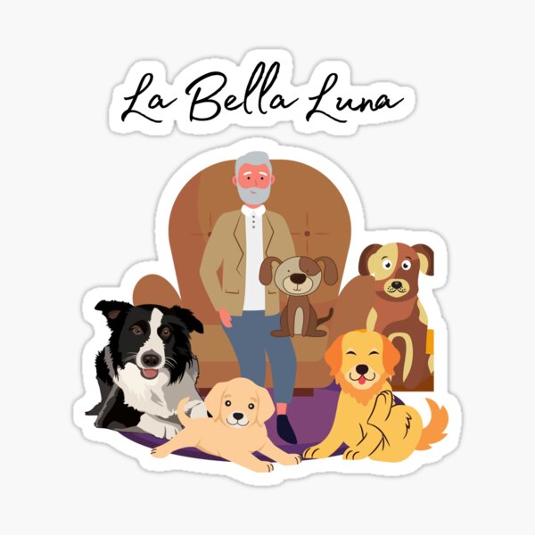 Buy "Moonstruck/Bella Luna" by saidwithwit as a Sticker. 