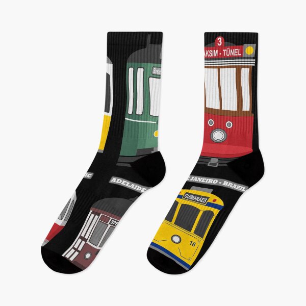 Item preview, Heritage streetcars - trams of the world (on black) designed and sold by Groenendijk.