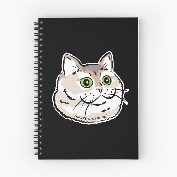 Item preview, Heavy Breathing Cat Meme / Breathing Intensifies / Cute Fat Cat designed and sold by coolintent.