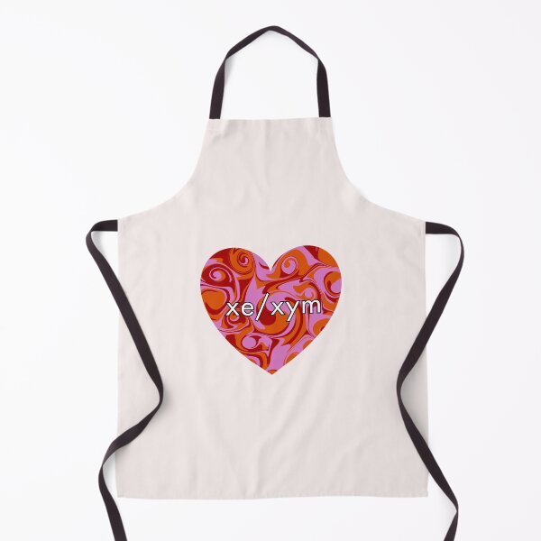 Item preview, Xe/Xym Pronouns Heart designed and sold by Mickey Kyan.