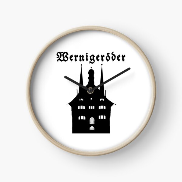 Wernigeröder with town hall Clock