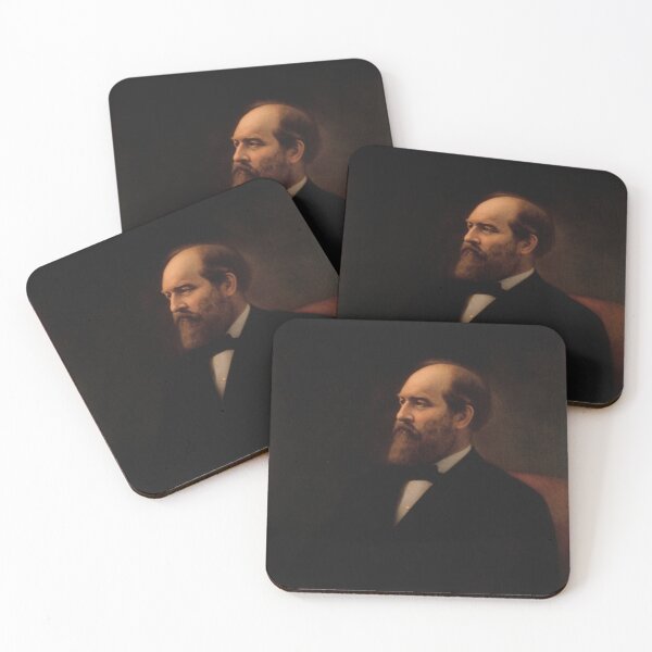 Item preview, James Garfield Official Presidential Portrait - Calvin Curtis 1881 designed and sold by warishellstore.