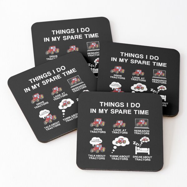 Item preview, THINGS I DO IN MY SPARE TIME FUNNY TRACTOR  DRIVER FARMERS LOVERS GIFT  designed and sold by pedrored369.