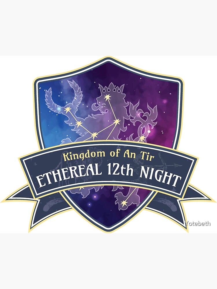 "An Tir Ethereal 12th Night" Poster by Yotebeth Redbubble