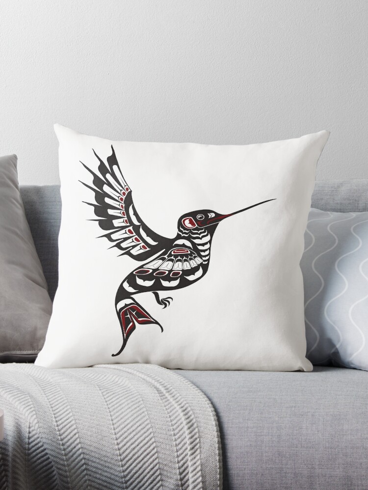 Pacific Northwest Hummingbird native american salish formline art