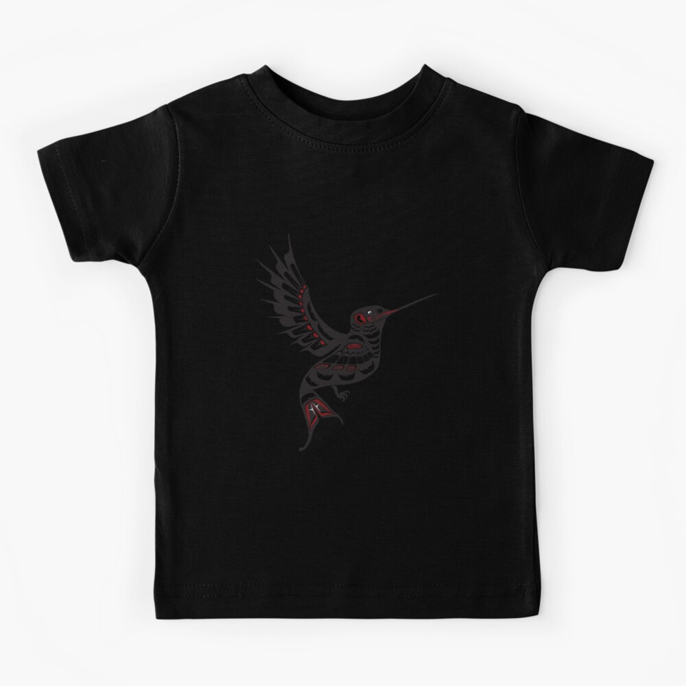 Hummingbird Floral Black – Fishing Shirt by LJMDesign