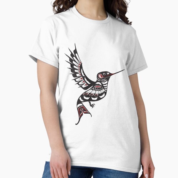 Item preview, Pacific Northwest Hummingbird native american salish formline art colibrí designed and sold by cascadiadesigns.