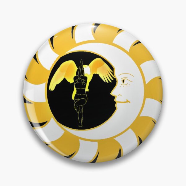 Item preview, Yoga Eagle Pose With Sun And Moon designed and sold by TeesFashion.