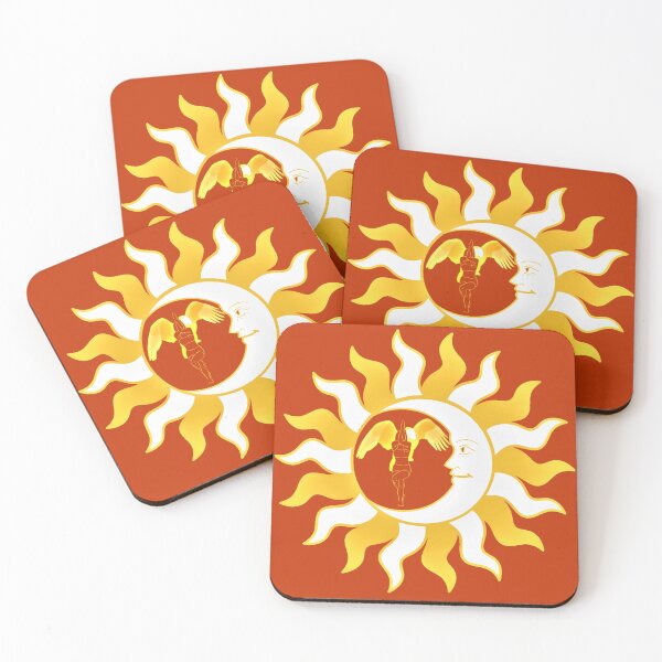 Item preview, Yoga Eagle Pose With Sun And Moon designed and sold by TeesFashion.