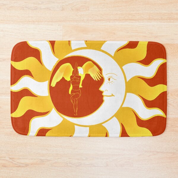 Item preview, Yoga Eagle Pose With Sun And Moon designed and sold by TeesFashion.