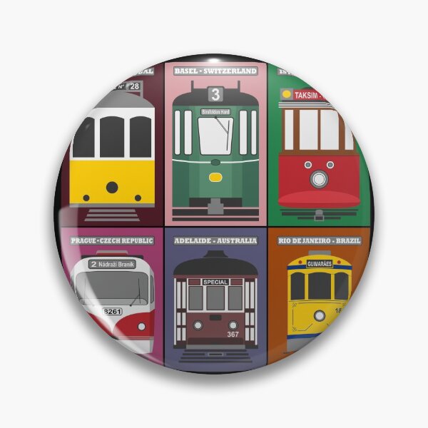 Item preview, Heritage streetcars - trams of the world (colours) designed and sold by Groenendijk.