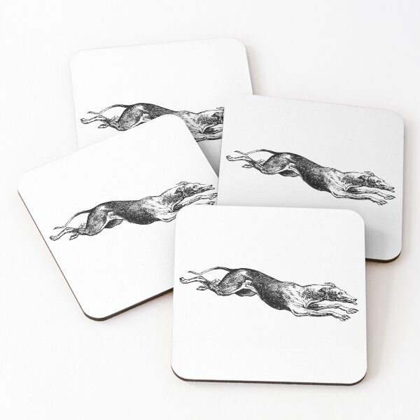 Item preview, Vintage running greyhound designed and sold by herracaligari.