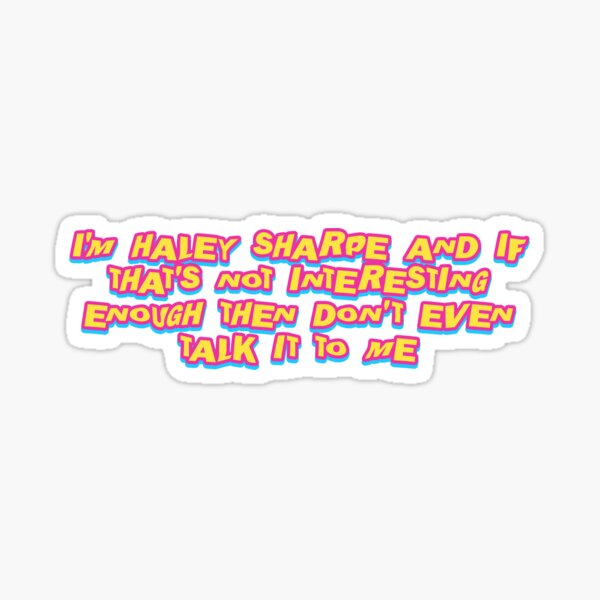 haley sharpe (freakshow pack) Sticker