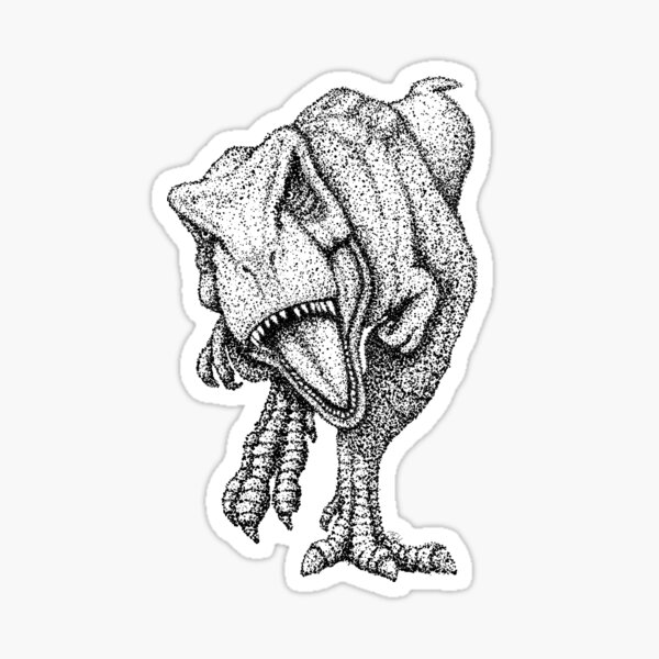 Grumposaurus Rex Sticker