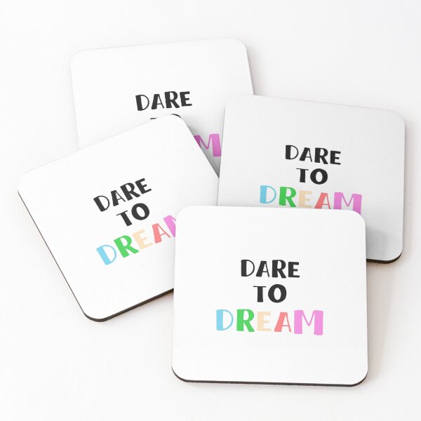 Item preview, Dare To Dream Quote Art Design Inspirational Moti designed and sold by vividpixelusa.