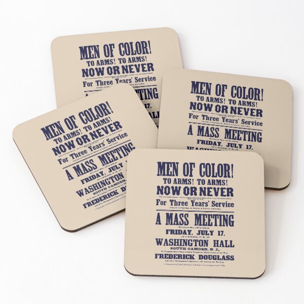 Item preview, Men Of Color! To Arms! Now Or Never - Civil War Recruiting  designed and sold by warishellstore.