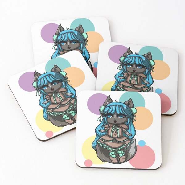 Item preview, Just a Cat Girl Living in a Colourful World designed and sold by Fire and Ice Designs.