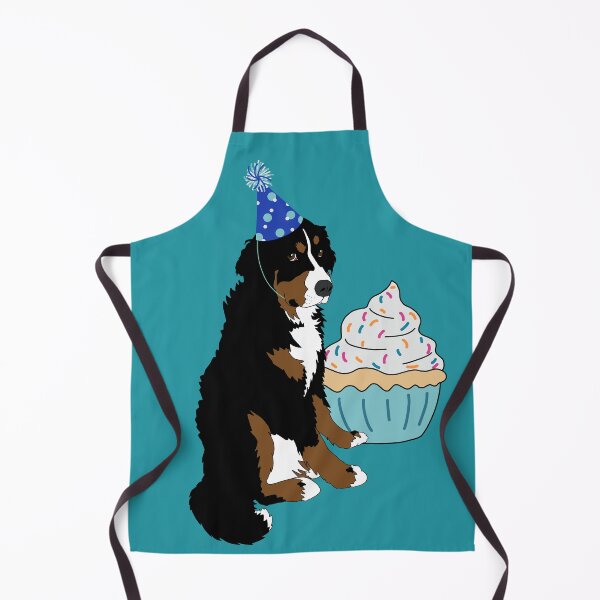 Item preview, Happy Birthday Cupcake Polka Dot Bernese Mountain Dog  designed and sold by KantstandyaC.
