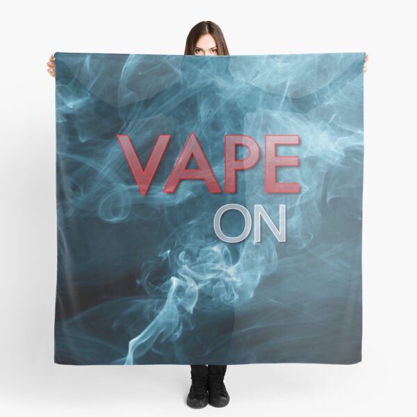 Blue Smoke Vape On Scarf