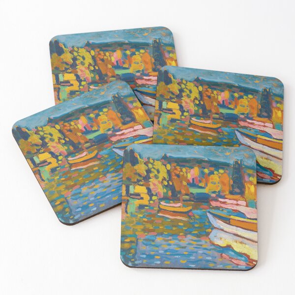 Item preview, Wassily Kandinsky, Study for Autumn Landscape with Boats designed and sold by emidye20.