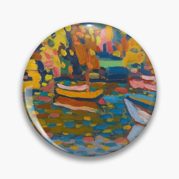Item preview, Wassily Kandinsky, Study for Autumn Landscape with Boats designed and sold by emidye20.