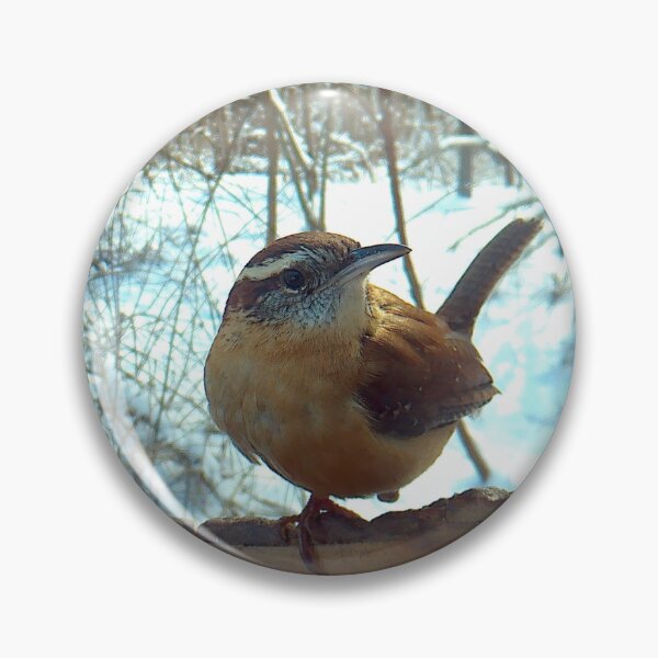 Item preview, "Stumpy" the Carolina Wren designed and sold by TheBirdPerch.