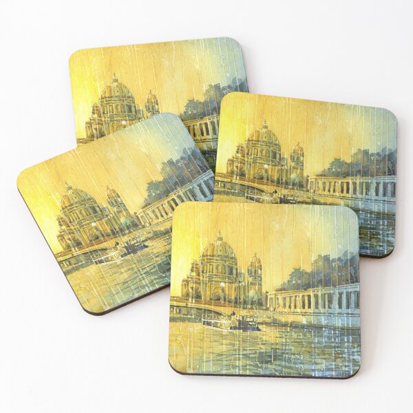 Item preview, Berlin Cathedral- Germany.  Fine art watercolor painting designed and sold by rfoxphoto.