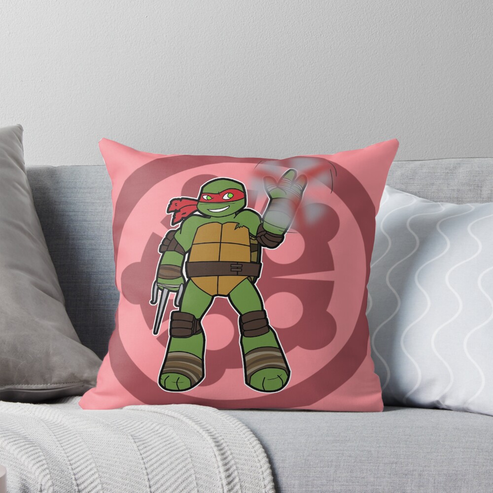 Item preview, Throw Pillow designed and sold by TMNT-Raph-fan.