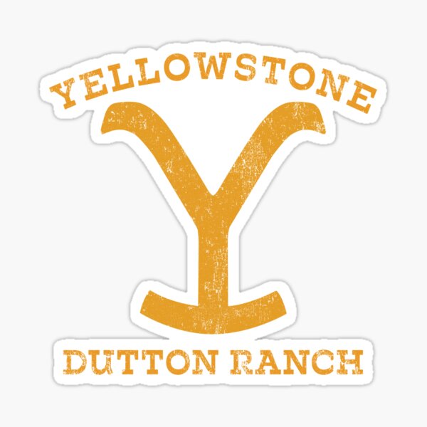 Yellowstone Dutton Ranch Montana Sticker