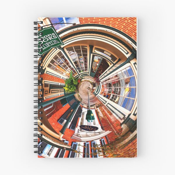 Item preview, Downtown Shepherdstown Swirl World 20 x 16 format designed and sold by MrRainbowArt.