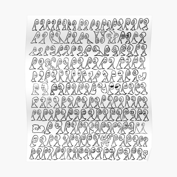The Many Faces of the Things Poster