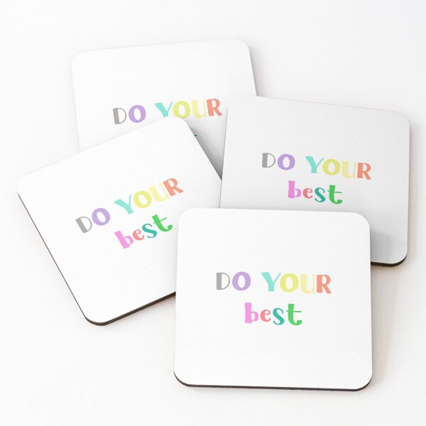 Item preview, Do Your Best Quote Art Design Inspirational Motiv designed and sold by vividpixelusa.