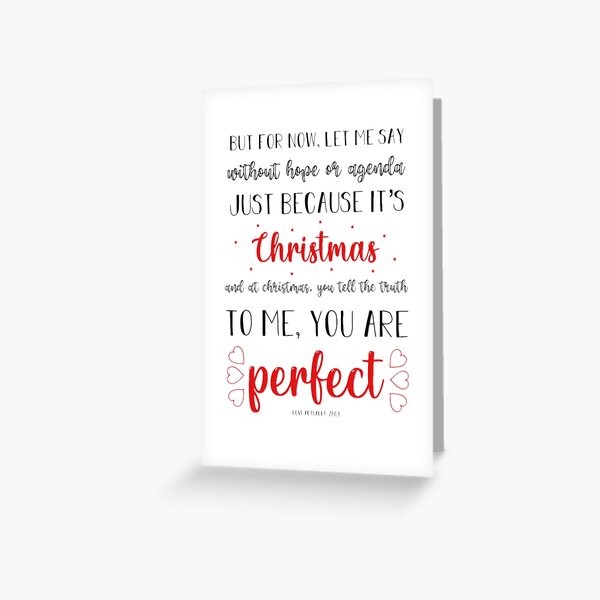 To Me, You Are Perfect Greeting Card