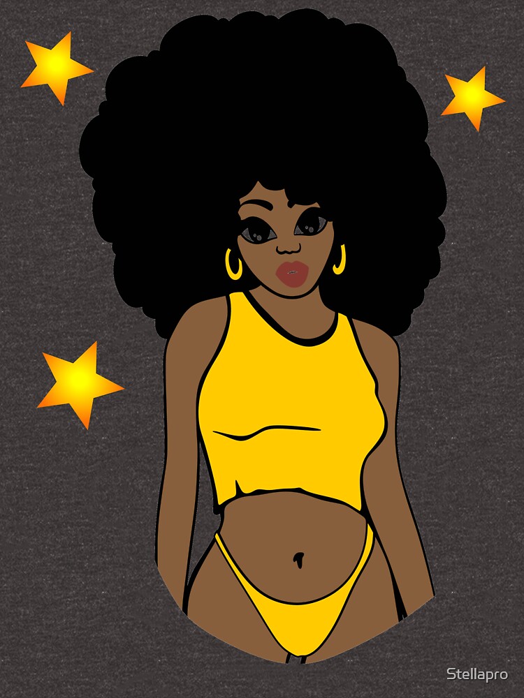 Beautiful Sexy Black Woman T Shirt For Sale By Stellapro Redbubble Women T Shirts 9146