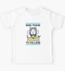 Sende Temmie zum College! Kinder T-Shirt