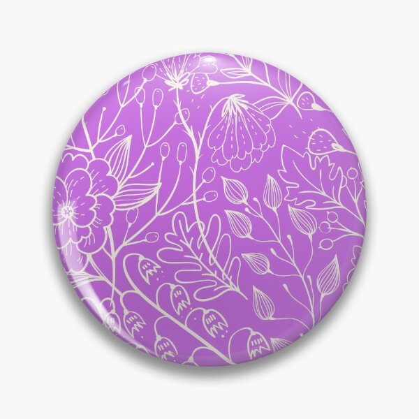 Item preview, Purple and White Flowers Pattern designed and sold by MariesDesigns11.