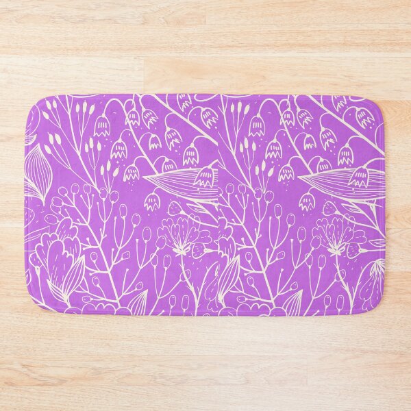Item preview, Purple and White Flowers Pattern designed and sold by MariesDesigns11.