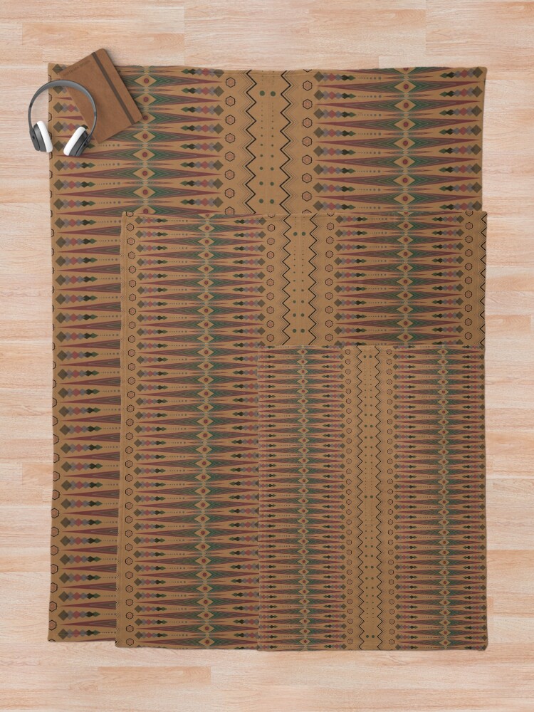 Alternate view of New Mexico Clay Throw Blanket