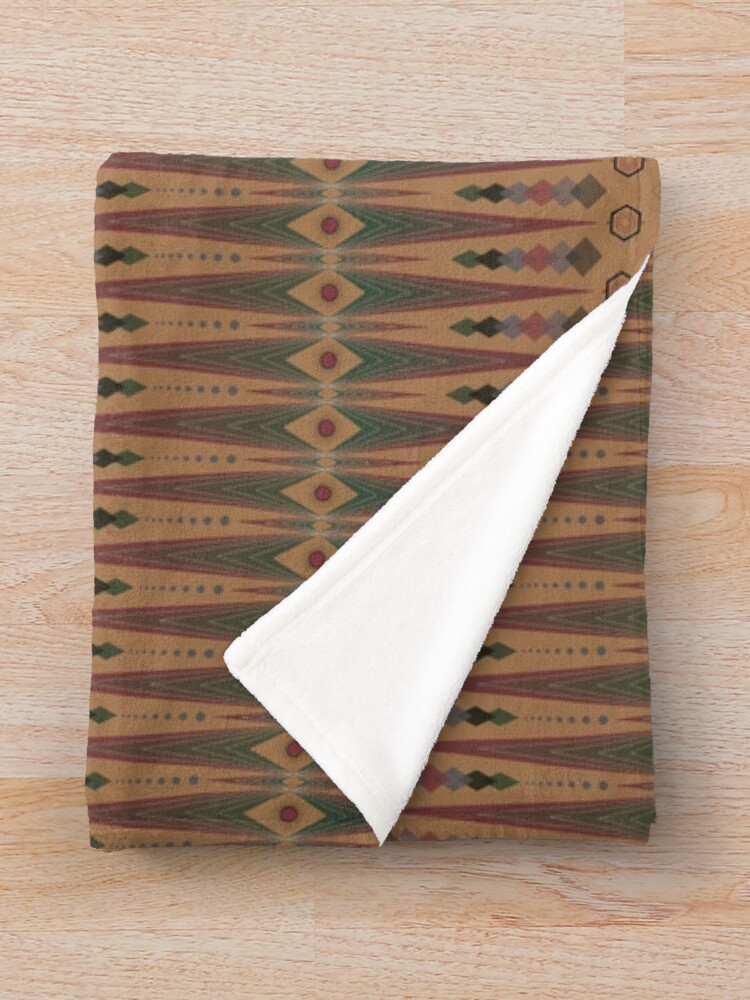Alternate view of New Mexico Clay Throw Blanket