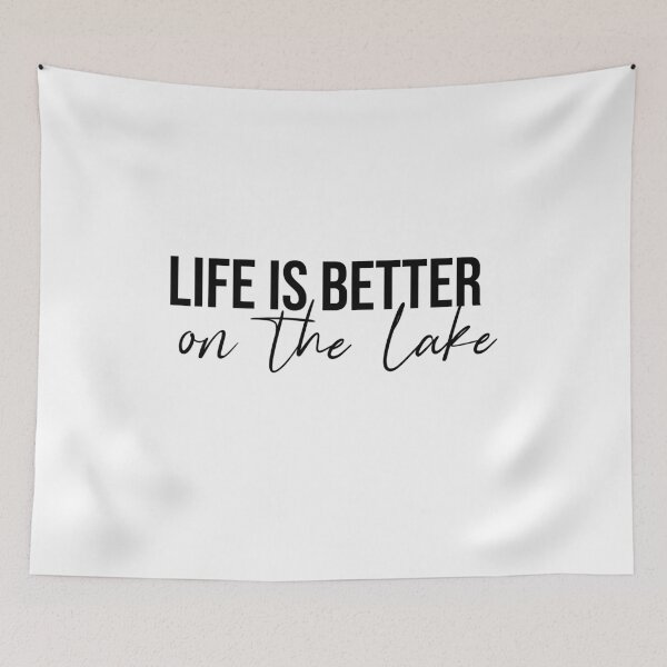 Item preview, Life is Better On the Lake designed and sold by TROXIC.