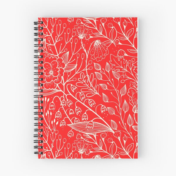 Item preview, Red and White Flowers Pattern designed and sold by MariesDesigns11.