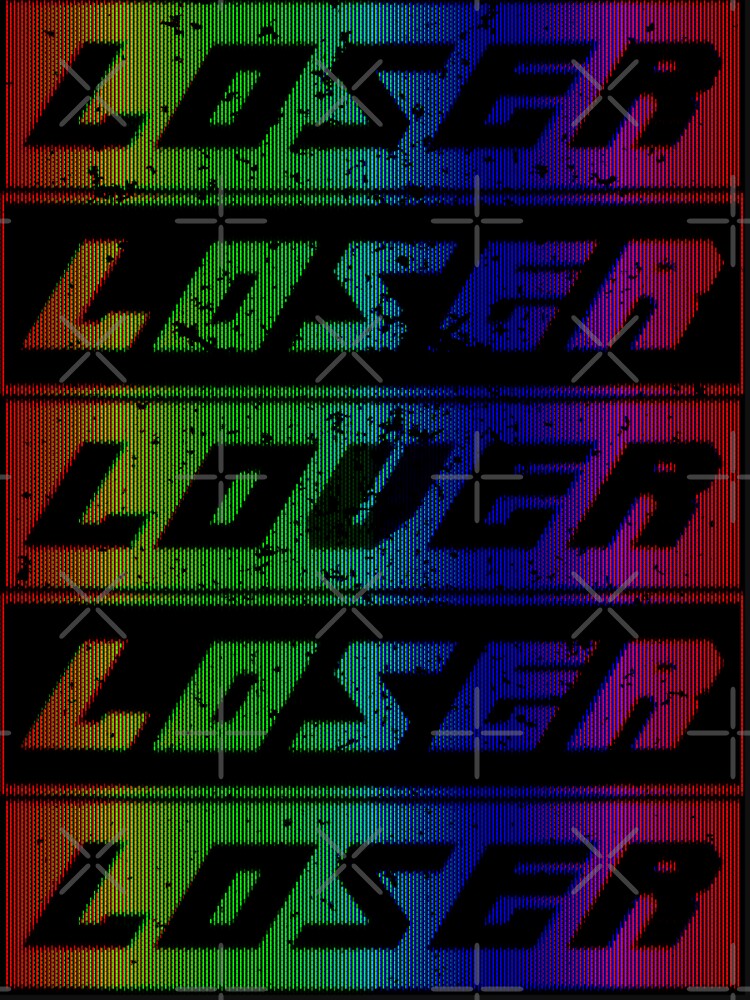Loser Lover - Damaged CRT Screen by RabbitLair