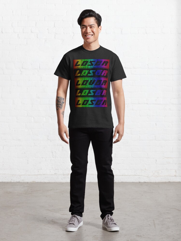 Alternate view of Loser Lover - Damaged CRT Screen Classic T-Shirt