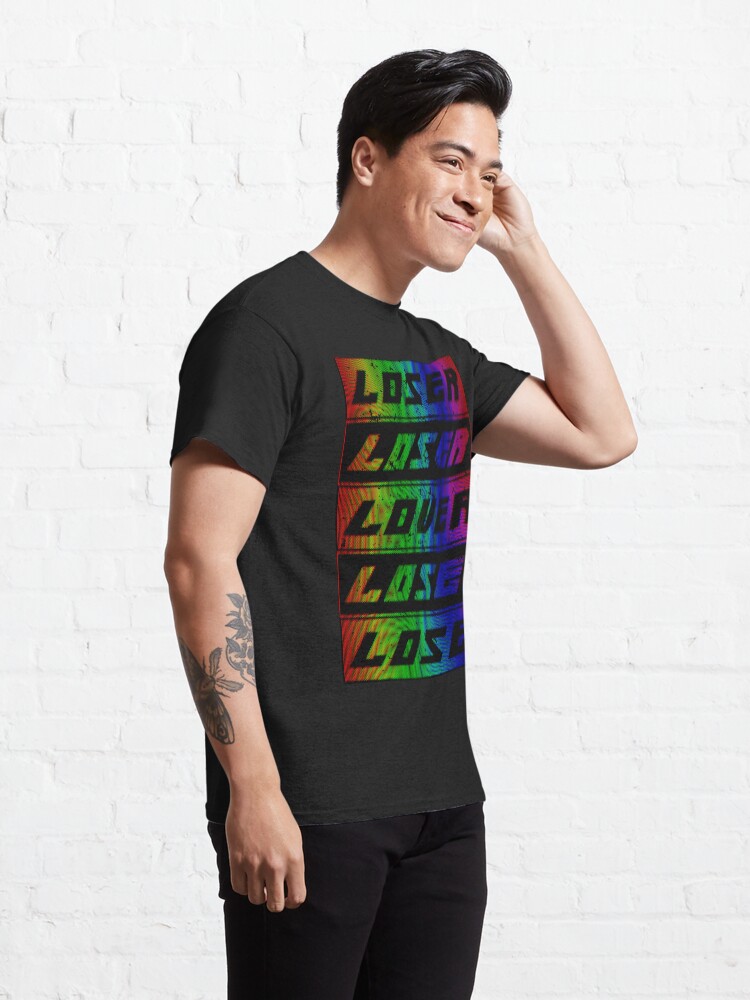 Alternate view of Loser Lover - Damaged CRT Screen Classic T-Shirt